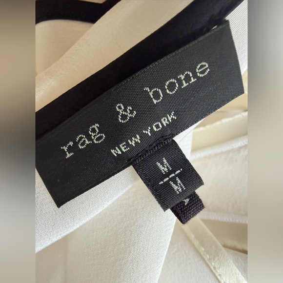 Rag & Bone Cream Silk Top - Picture 10 of 14